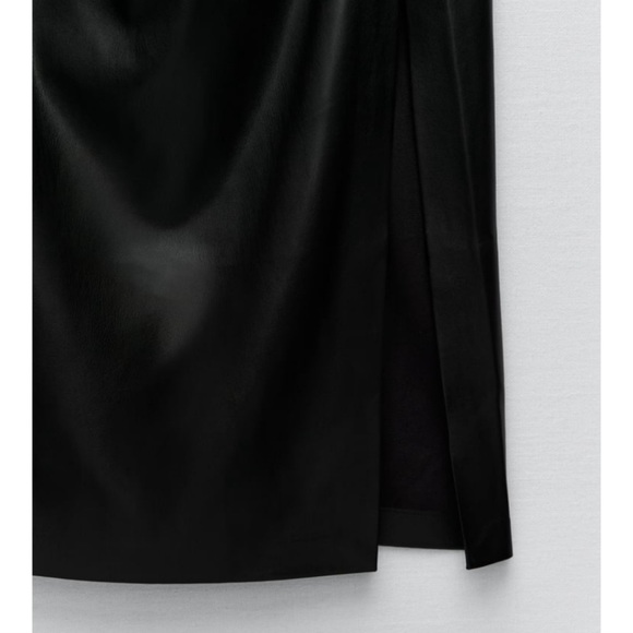 Zara Faux Leather Skirt - Picture 12 of 16